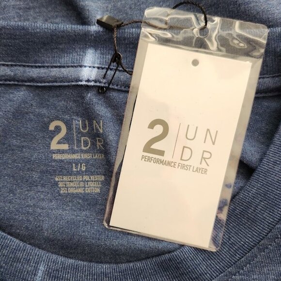 2 UNDR Performance First Layer Men's Long Sleeve Tee Size Large - Picture 5 of 6